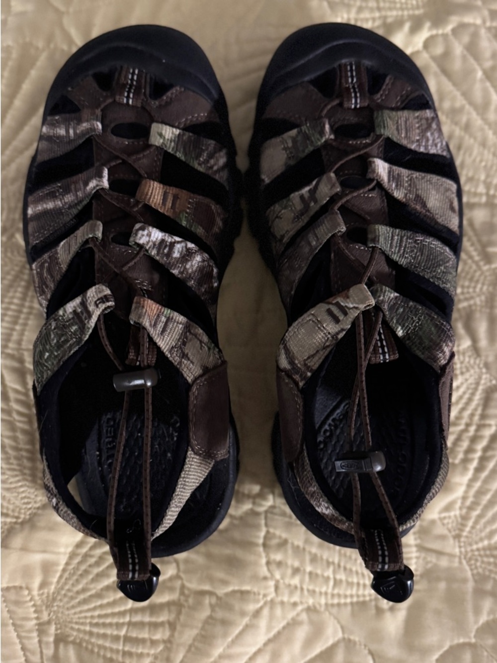Keen Brown and Black Strappy Outdoor Sandals